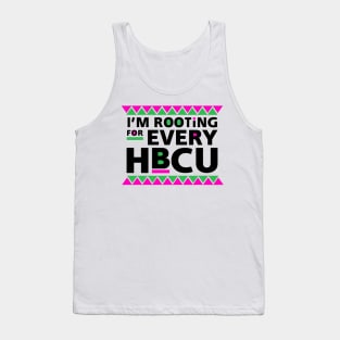 I'm Rooting For Every HBCU! Black Grad Gift Tank Top